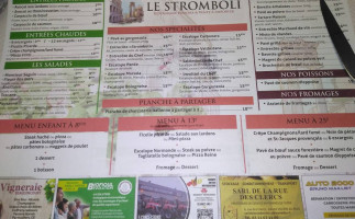 Le Stromboli PizzÉria Bapaume Et Environs menu