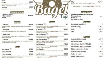Authentic Bagel Café menu