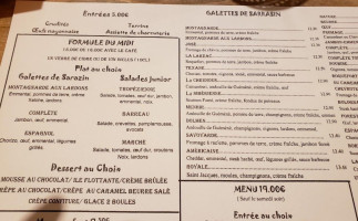 Crêperie Grill L'herveline menu