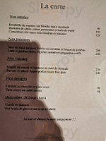 La Cuisine Du 728 menu