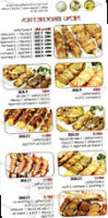 Les Saveurs du Sushi menu