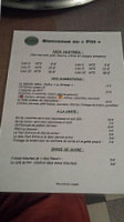 Le Cabestan menu