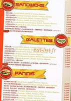 Cafe du Stade menu