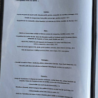 Restaurant Le Thymallus menu