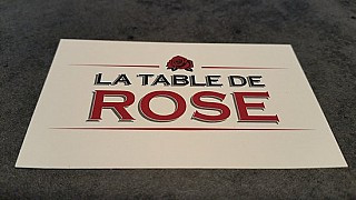 La Table de Rose 