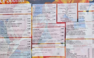 Le Soufflet menu