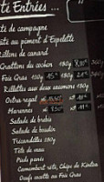 Kalimucho menu