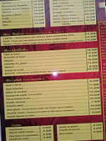 AU Caravanserail menu