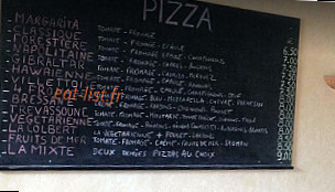 Restaurant Pizzeria Le Colbert menu