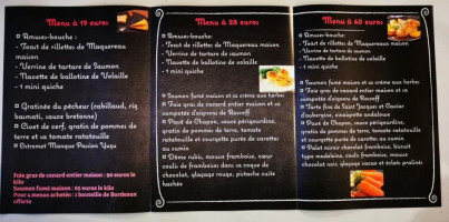 Tal Ar Milin menu
