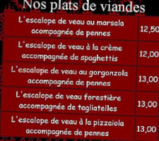 Pizzeria Dom Morice menu