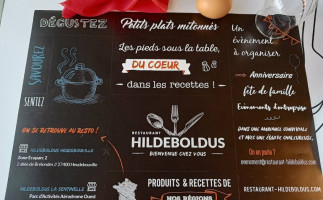 Hildeboldus Heudebouville menu