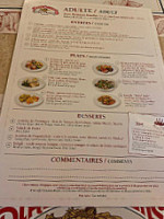 Plaza Gardens menu