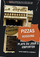 La Popotte menu
