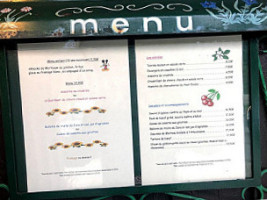 Grill La Chaumiere menu
