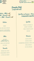 La Couronne Doree menu