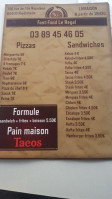 Fast-food Le Regal Pizza, Kebab, Tacos menu