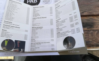 Le Pab (penn Ar Batz) menu