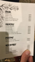 Délices D'asie Sarl menu