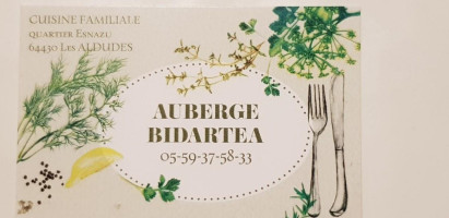 Auberge Bidartea food