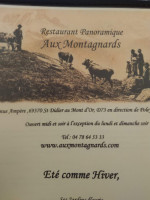 Aux Montagnards food