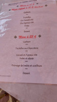 Campagnard Chez St Pierre menu
