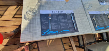 Le Léman menu