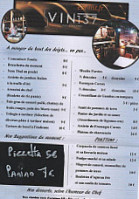 Vin137 menu