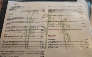 Saigon Bistro menu