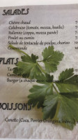 Auberge Du Cri De La Fourchette menu