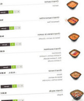 Sushi Design menu