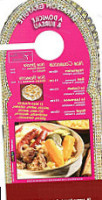 La Reine Couscous menu