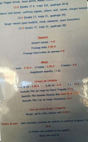 Le Mirador menu