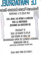 Le Pantagruel menu