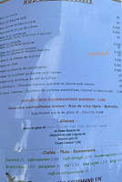 Crêperie Admani menu