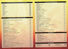Pizzamis-auriol menu