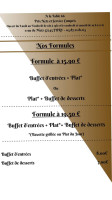 A La Table 66 menu