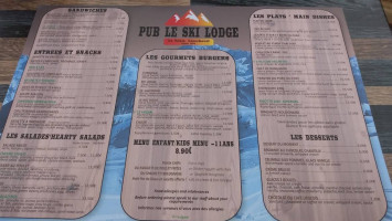 Pub Le Ski Lodge food