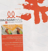 Sushi Nagasaki menu