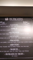 Gaston Burgers Gourmets inside