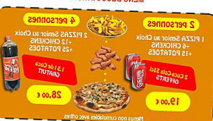 Miam Pizza menu