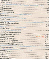 Le Fournil menu