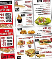 Rapido Pizza menu