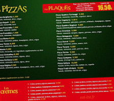 L'italiana Pizzeria menu