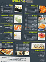 Shin Sushi menu