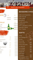 Au Café De La Poste menu
