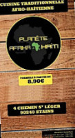 Planète Afrika menu