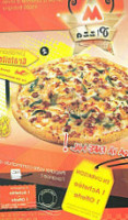 M Pizza menu