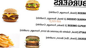 Café Snack menu