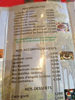 Le Mak Boucané menu